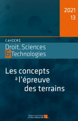 Cahiers Droits Sciences et Technologies